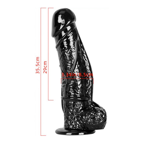 長さ33cm太さ8.5cm ベインズビックディルド画像2
