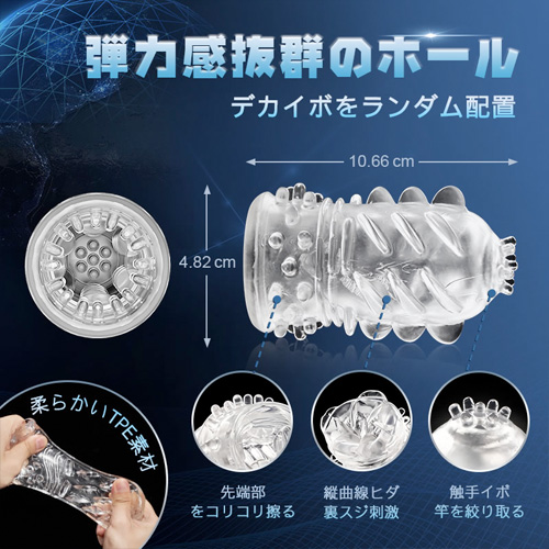 6種高速ピストン 360度正反回転 一時停止機能 電動オナホール画像4