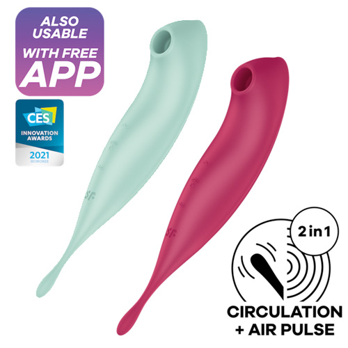 Satisfyer Twirling Pro＋ Dark Red サティスファイヤー トワリングプロ＋画像6