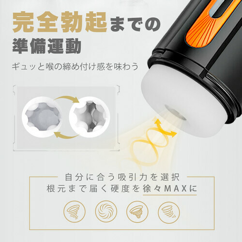 今年最強5in1 吸引×ピストン×振動×加熱×爆発 自動調整 イヤホン付属 電動オナホール画像5