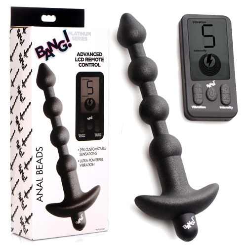 25X Platinum Series Anal Beads With Remote Control