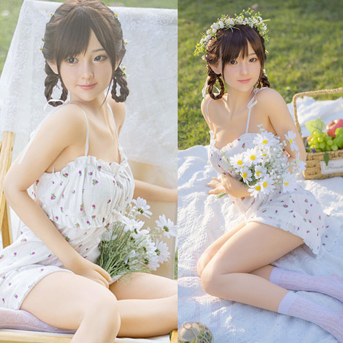 MLW ラブドール 148cm Bカップ 玲奈 TPE材質ボディ メイク選択可能画像4