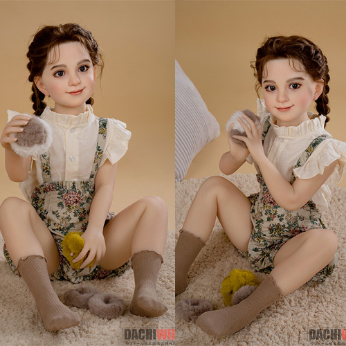 AXB Doll ラブドール 新型110cm バスト平 ボディリアルメイク シリコン製頭部+TPEボディ画像3