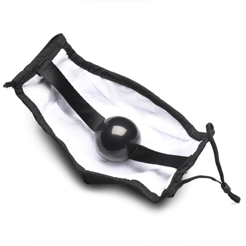 Under Cover Ball Gag Face Mask画像4