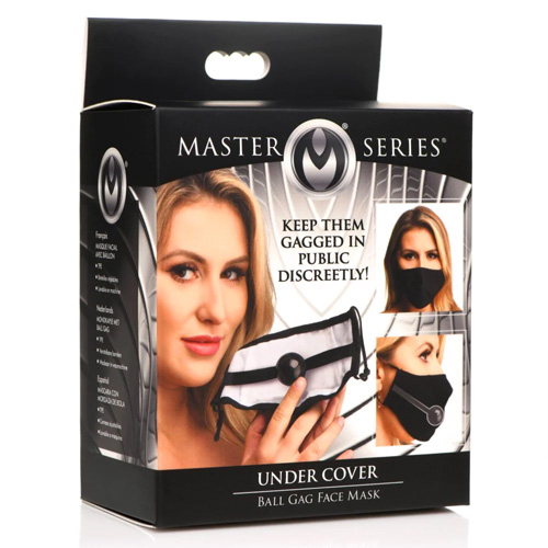 Under Cover Ball Gag Face Mask画像7