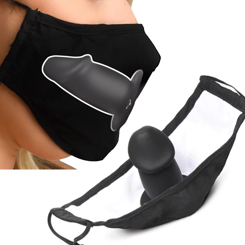 Mouth-Full Dildo Face Mask