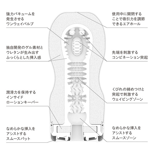 TENGA ORIGINAL VACUUM CUP EXTRA COOL テンガ オリジナルバキューム・カップ エクストラ クール画像3