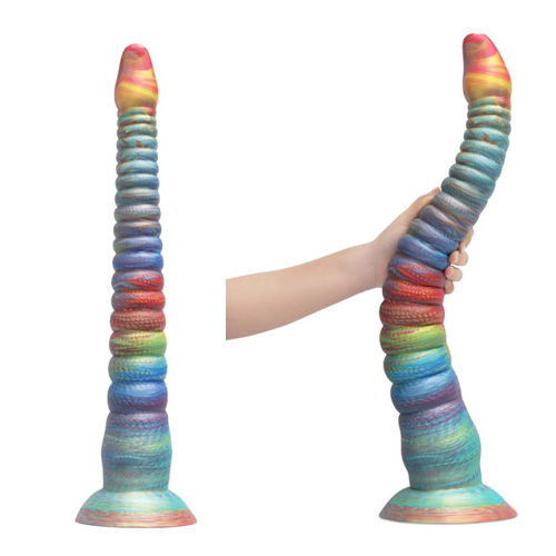 長さ56cm太さ8cm ロールワームロングアナルディルド Lサイズ