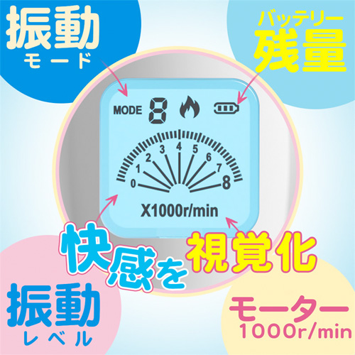 欲望の天使 9種振動+8種強度 潮吹き 静音 鬼イカせ バイブ電マ画像4