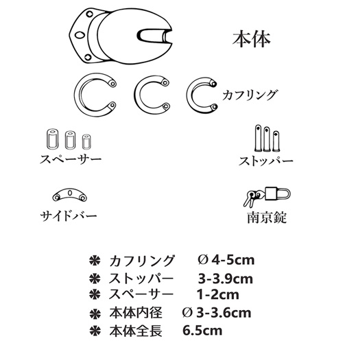 プレミアム合金 CB-6000S 愛の施錠画像5