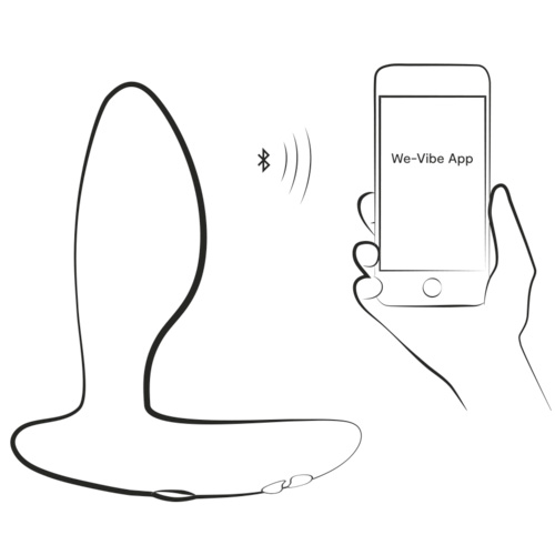 We-Vibe Ditto＋ Satin Black ウィーバイブ ディット+ サテンブラック画像6