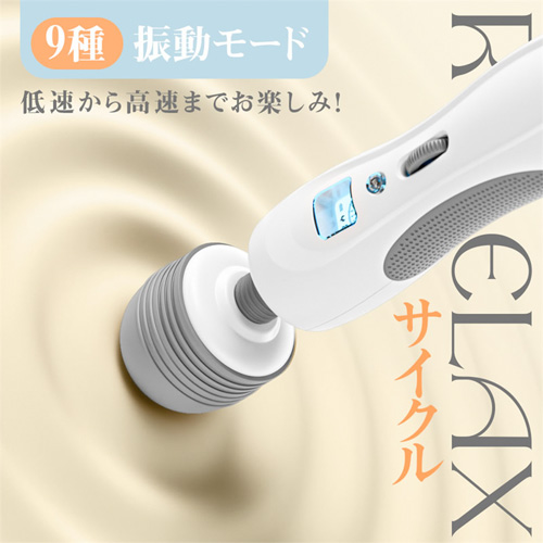 欲望の天使＆加熱バージョン 9種振動＋8種強度 潮吹き 鬼イキ 静音 バイブレーター 電マ画像2
