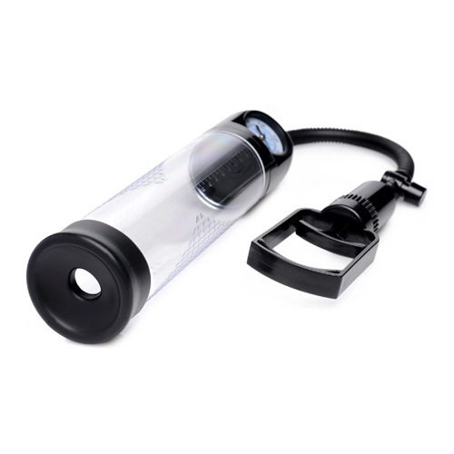 Trigger Penis Pump With Built-In Pressure Gauge 圧力計内蔵 トリガーペニスポンプ画像4