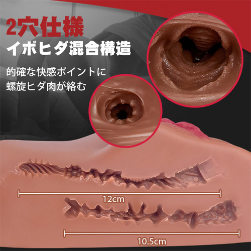 満足感マックスで腰振りが止まらない 褐色肌 床オナホタイプ 非貫通 TPE素材オナホ画像5