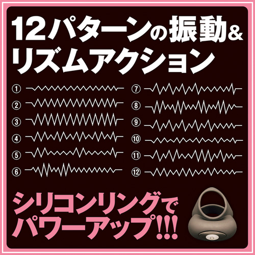 シリコン電動リング トリプル画像4