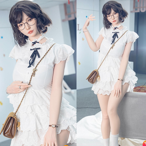 SHEDOLL ラブドール 白いプリンセスドレスを着たメガネ巨乳 165cm Fカップ ボディカスタマイズ可能画像3