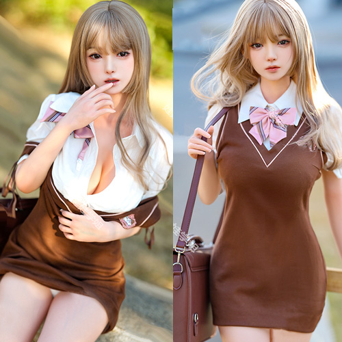 Doll Senior ラブドール 148cm Cカップ 硬めシリコンヘッド TPEボディ画像2