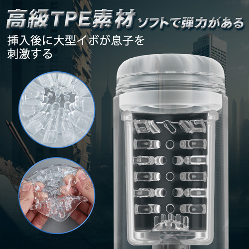 9種ピストン＋回転＋吸引 亀頭責め 電動オナホ画像2