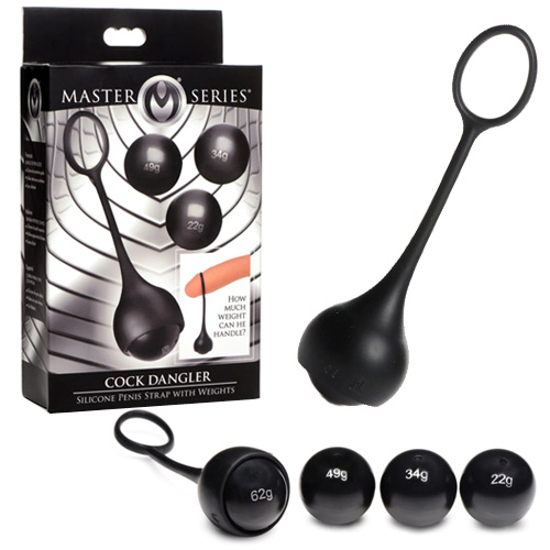 Cock Dangler Silicone Penis Strap With Weights シリコンペニスストラップ＆ウェイト