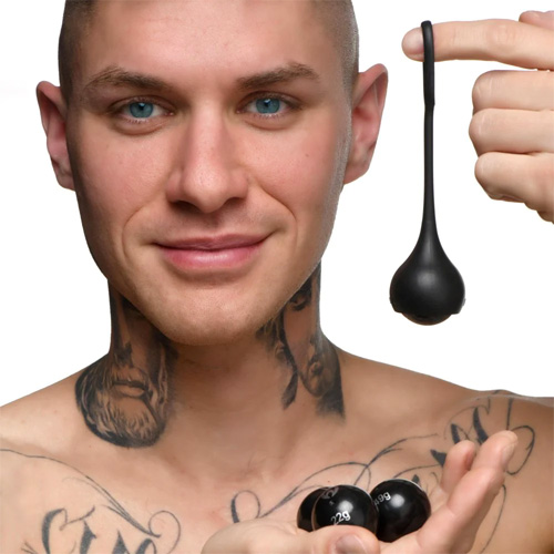 Cock Dangler Silicone Penis Strap With Weights シリコンペニスストラップ＆ウェイト画像5