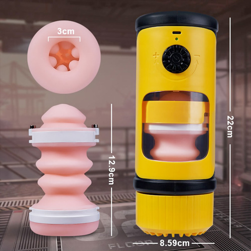 5スピードピストン 回転ボタン 磁気コンポーネント 加熱保護 電動オナホール画像6