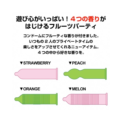 フルーツ紀行 12個入り コンドーム画像3