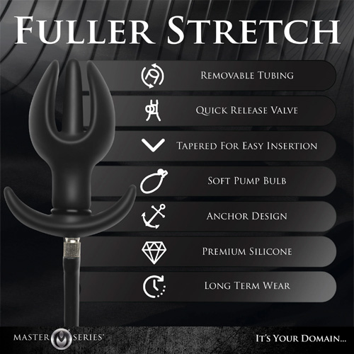 Ass Bound Anchor Inflatable Silicone Anal Plug画像5