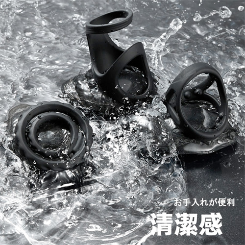 究極3点セット 最大4点強力締め シリコン製 ペニスリング コックリング画像7