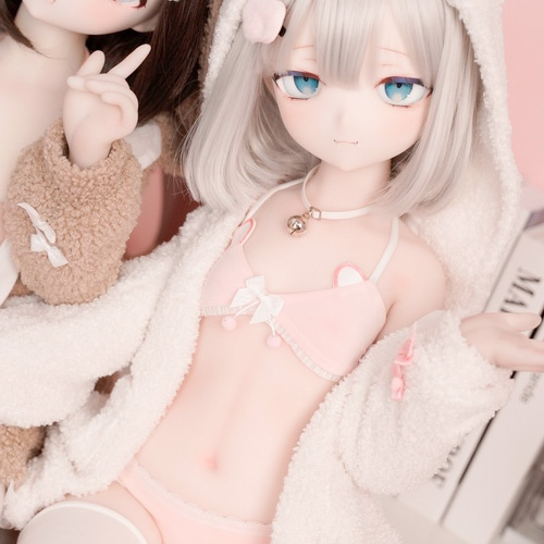 MOZU Doll アニメドール 85cm Aカップ Suzumeちゃん 6kg ソフトビニール製頭部 TPE製ボディ 肌色＆眼球色＆メイク＆ウィッグ＆衣装は宣材写真と同じ画像5