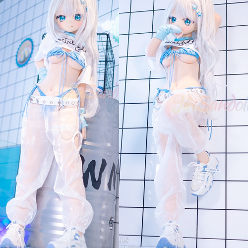 WM Doll アニメドール 140cm Bカップ ソフトビニール製ヘッド シリコン製ボディ画像6