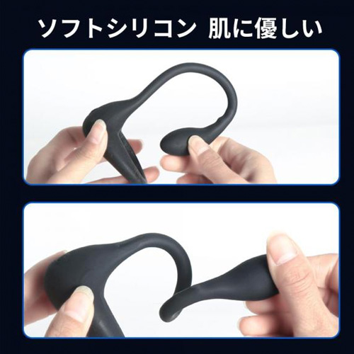 遠隔リモコン付 コックリングエネマバイブ画像5