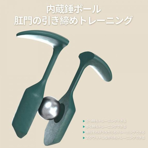 鉄球内蔵アナルプラグ画像3