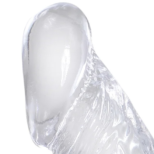 King Cock Clear strapon compatible Cock with Balls画像4