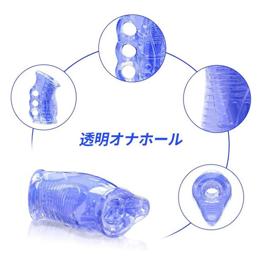ハンドル付き貫通型オナホ画像3