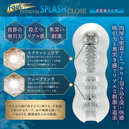 MENS MAX FEEL プレミアム スプラッシュ 貫通 非貫通画像3