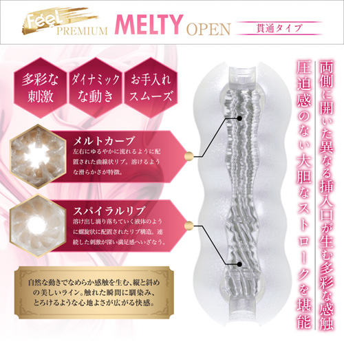 MENS MAX FEEL プレミアム メルティ 貫通 非貫通画像2