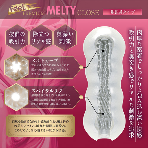 MENS MAX FEEL プレミアム メルティ 貫通 非貫通画像3