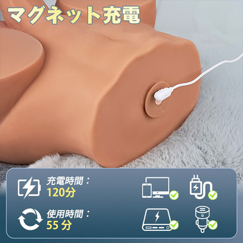 電動バージョン 挿れるのも挿れられるのも ゲイ向け 男性モデル 電動ピストンペニス付き 4600g オナホディルド画像5