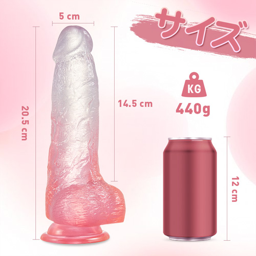 さくらチン Lサイズ 直径5cm 超弾力 シリコン リアルディルド画像6