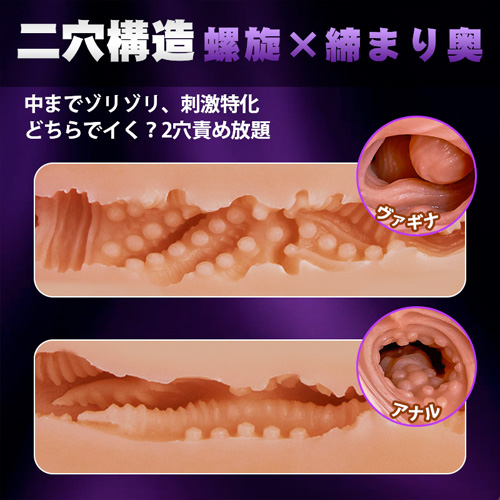 巨乳巨尻 骨格入り 2穴仕様 贅沢重量1000g 褐色肌日焼けギャルボディ 大型オナホ画像6