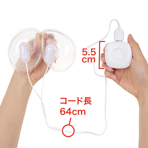 Ｗヤリマンビッチに左右の乳首を犯されまくるチクイキ搾精吸着カップ画像2