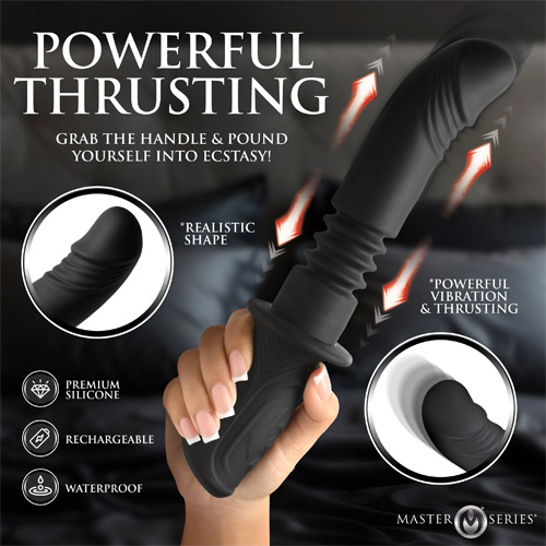 Power Thrust Thrusting Silicone Vibrator画像3