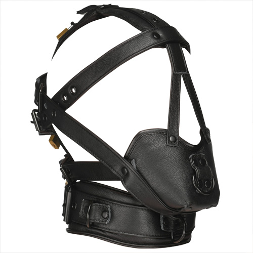 Lockable Head Harness with Muzzle画像4