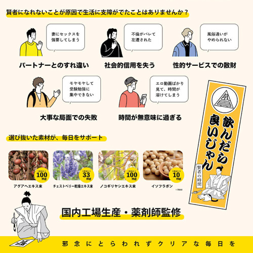 性欲抑制 賢者の時間 90粒画像3