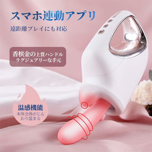 ピストンラグジュアリー スマホアプリ対応 加熱 専用ケース付 ピストンバイブ画像2