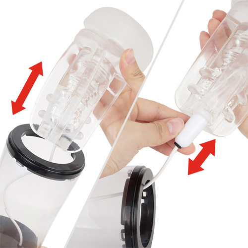 吸引振動電動オナホ ゴク吸バキューマー画像3