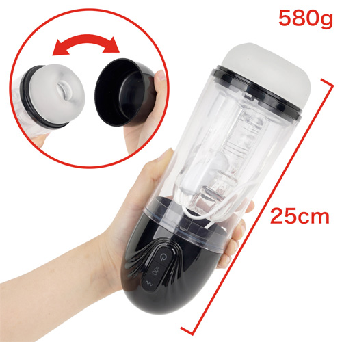 吸引振動電動オナホ ゴク吸バキューマー画像2