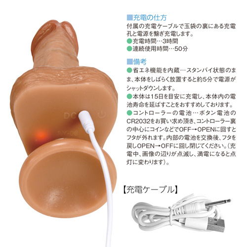 電動サイボーグディルド 炎のダイナマイトピストン画像6