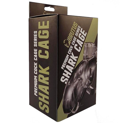 【男性用貞操具】Shark Cage Chastity Cage Clear画像6