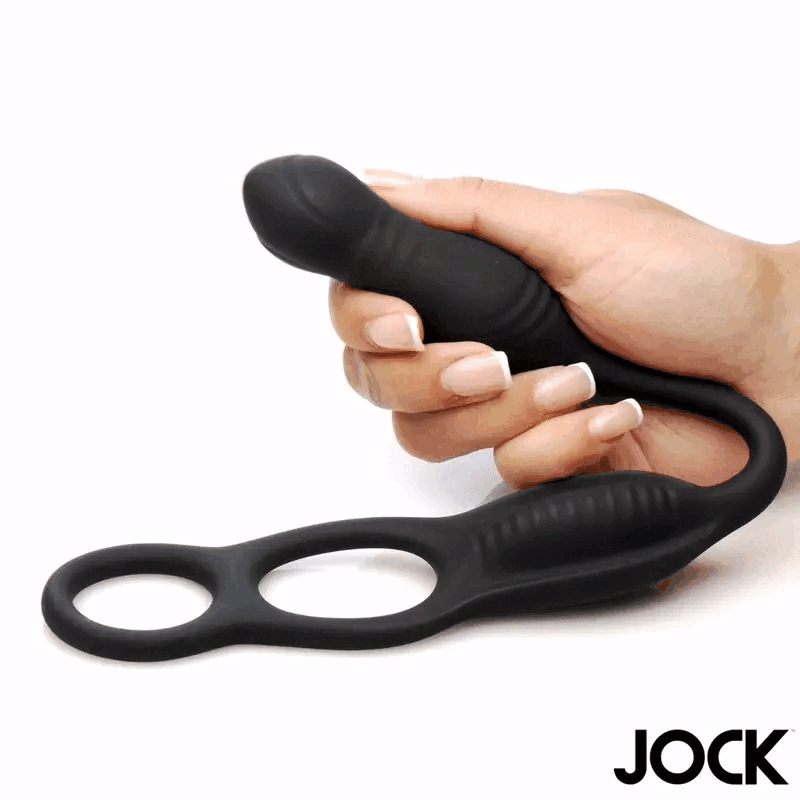 Hyper Thrusting And Vibrating Anal Plug With C-Ring画像7
